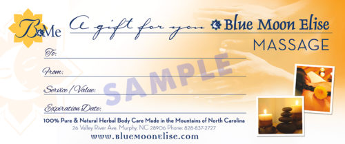 BMe Gift Certificates – Massage w/ Will