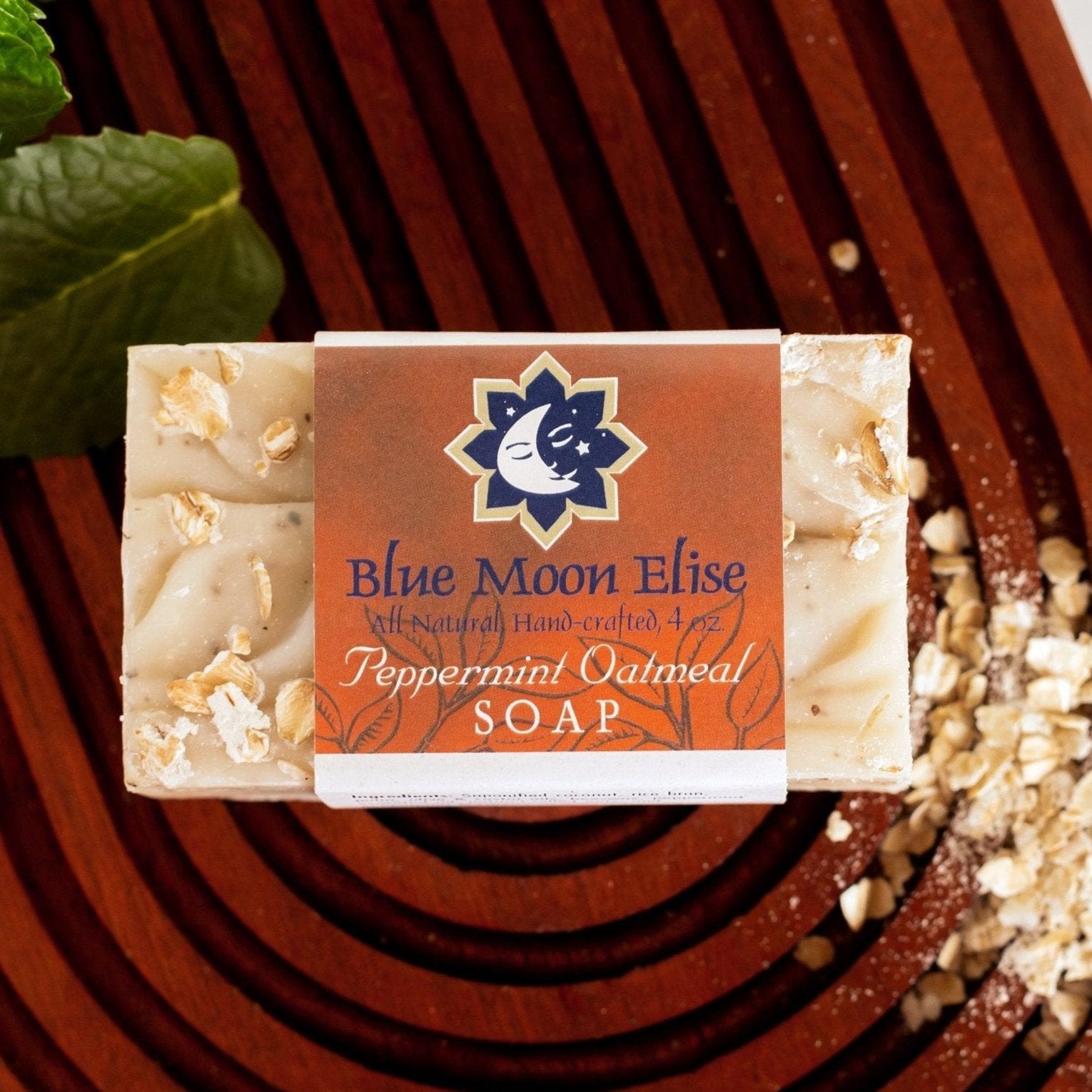 Peppermint / Oatmeal handmade soap