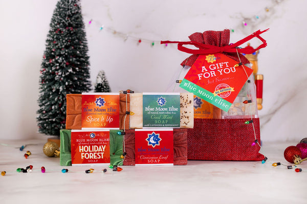Holiday Soap 4-Pack - Instantly Giftable Limited Christmas Edition